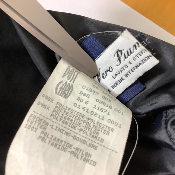 Postcard Black Hooded Goose Down Insulated Puffer Ski Jacket Coat 10 - Picture 11 of 13